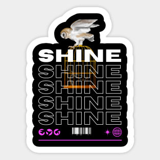 shin t shirt Sticker